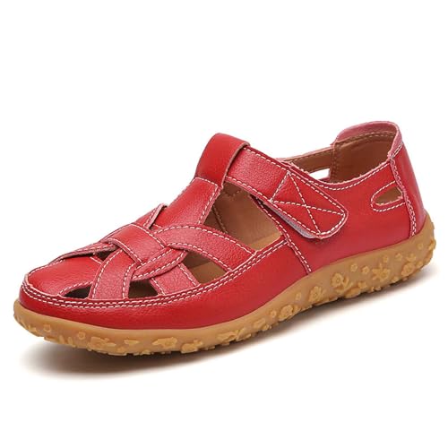 Damen Badeschuhe Sommer OrthopäDische Hausschuhe Flip Flops EVA Rutschfeste Pantoletten Blockabsatz Barfuss Freizeit Offene Schuhe für Strand Reisen Trekking von Generic