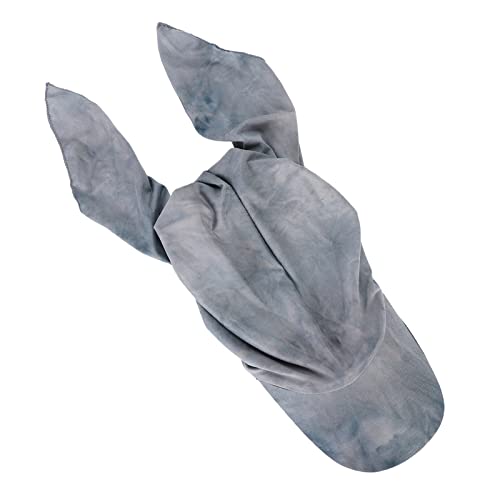 Damen Bandana mit Schirm Haarband Sommer Sonnenhut Kopftuch Visor Strand Cap Bandana Sonnenschutz Mütze Grau Einheitsgröße von Generic