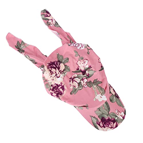 Damen Bandana mit Schirm Haarband Sommer Sonnenhut Kopftuch Visor Strand Cap Bandana Sonnenschutz Mütze Rot Einheitsgröße von Generic