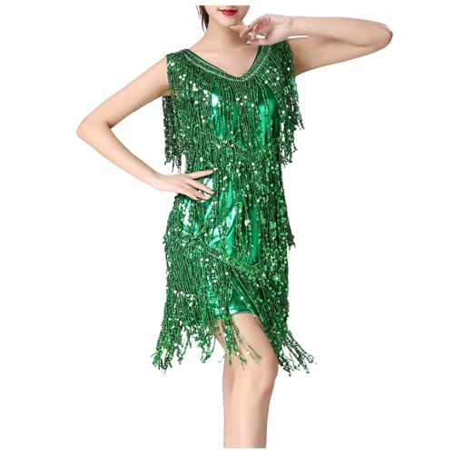 Damen Bauchtanz Oberteil Kostüm Sexy Crop Top Tanktops V-Ausschnitt Tops BH Pailletten Fransen Quasten Ärmellos Glitzer Tanzkleidung Glitzer Pailletten Oberteil Fransen Rückenfrei Festival Top Outfit Damen Bauchtanz Oberteil Kostüm Sexy Crop Top Tanktops V-Ausschnitt Tops BH Pailletten Fransen Quasten Ärmellos Glitzer Tanzkleidung Glitzer Pailletten Oberteil Fransen Rückenfrei Festival Top Outfit von Generic
