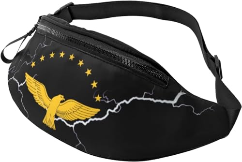 Damen Bauchtasche Azoren Flagge, Gürteltasche Mode Umhängetaschen Multifunktionale Bauchtasche Für Damen Spazieren Running von Generic