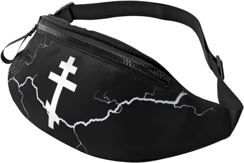 Damen Bauchtasche Christentum Orthodoxes Russisches Kreuz, Hüfttasche Mode Sport Hüfttasche Stylisch Bauchtasche Für Fahrrad Wandern Radfahren von Generic