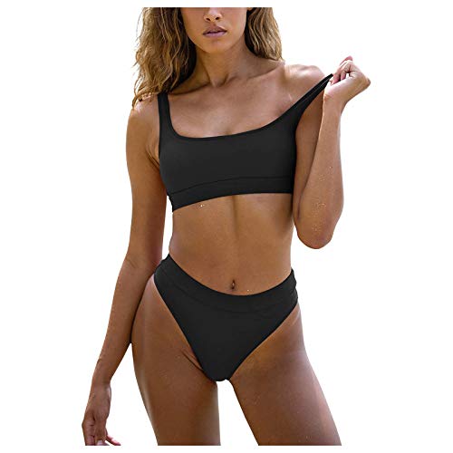 Damen Bikini Set Push Up Frauen Liegestütze Bikini zufällige Blumen Druck Set gepolsterte Badeanzüge Badeanzüge Bikini Bauchweg Damen von Generic