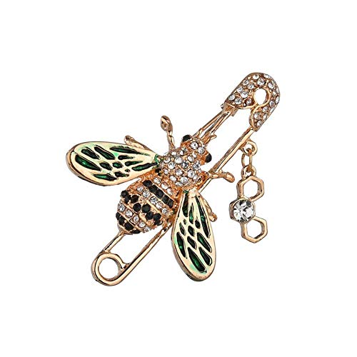 Damen-Brosche, Emaille, Strass, Clip, Schal, Clip, Schmuck, hochwertiges Geschenk von Generic