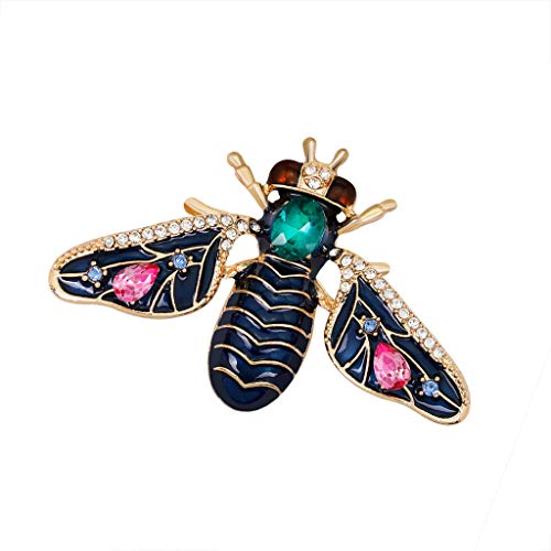 Damen-Brosche, bunt, Emaille, Strass, Biene, Brosche, Schmuck, Geschenk, zuverlässige Leistung von Generic