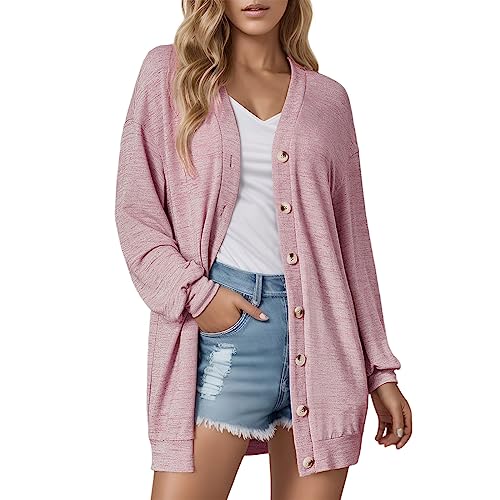 Damen Cardigan Langarm Grobstrickjacke,Kaschmir Strickjacke Schwarz,Schwarze Cardigan Damen,Steppmantel Damen Lang,Mantel Oliv Damen,Cardigan Beige Damen von Generic