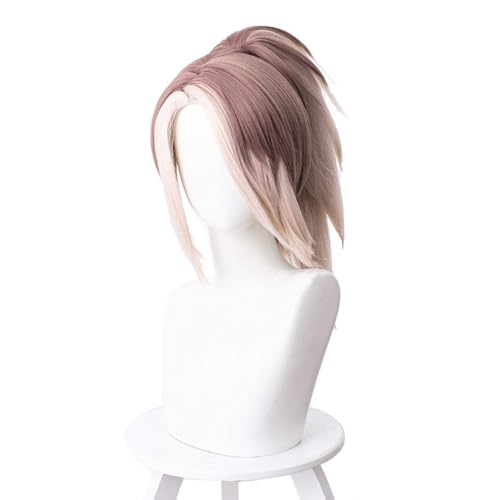 Damen Cosplay Perücke Für Akali Hitzebeständiges Synthetisches Haar Anime Perücken Halloween Karneval Party von Generic