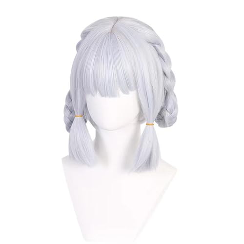 Damen Cosplay Perücke Für Kamisato Ayaka Kostüme Hellblau Mittellanges Haar Hitzebeständig Synthetisch Party Weihnachten Halloween Alltagskleidung Damen Cosplay Perücke Für Kamisato Ayaka Kostüme Hellblau Mittellanges Haar Hitzebeständig Synthetisch Party Weihnachten Halloween Alltagskleidung von Generic