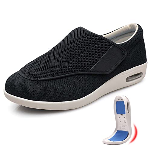 Damen Diabetes Schuhe Air Cushion,Leicht Gesundheitsschuhe Senioren rutschfest Turnschuhe EU 43(28cm/11in) von Generic