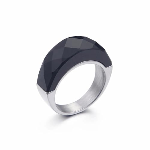 Damen Edelstahl Boho Gold Silber Farbe Multi-Color Kristallglas Eheringe Schmuck von Generic