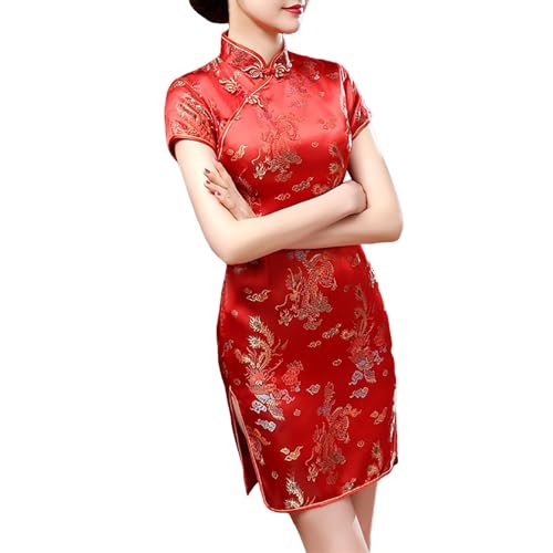 Damen Frauen Partykleid Cheongsam Qipao Chipao Abendkleid Chinesisch Etuikleider von Generic