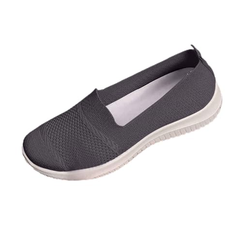 Damen Freizeitschuhe für den Alltag Atmungsaktives Mesh-Design Bequeme Flache Sohle Ideal für Frühling Stilvoll vielseitig für entspannte Outfits Schuhe Für Damen Schwarz Fahrrad Schuhe Damen 38 von Generic
