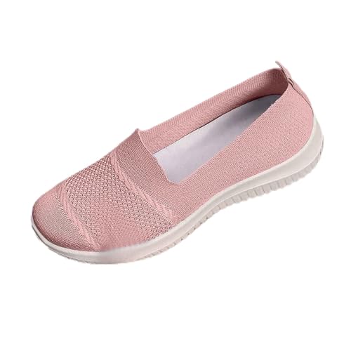 Damen Freizeitschuhe für den Alltag Atmungsaktives Mesh-Design Bequeme Flache Sohle Ideal für Frühling Stilvoll vielseitig für entspannte Outfits Schuhe Für Damen Schwarz Schuhe Silber Damen Sneaker von Generic