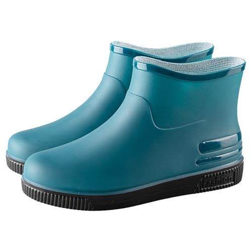Damen Gummistiefel Wasserdicht Gummistiefeletten Halbhohe Ankle Wellies Anti-Rutsch Reitstiefel Atmungsaktiv Regenstiefel Komfort Gartenschuhe Regenstiefeletten Fraun Damen Gummistiefel Wasserdicht Gummistiefeletten Halbhohe Ankle Wellies Anti-Rutsch Reitstiefel Atmungsaktiv Regenstiefel Komfort Gartenschuhe Regenstiefeletten Fraun von Generic