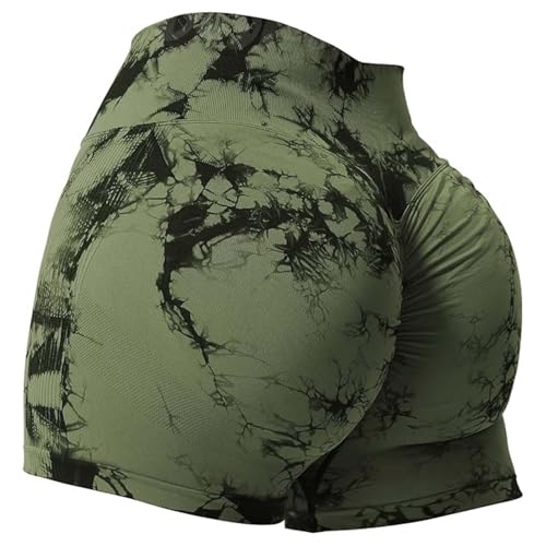 Damen Gym Shorts Stretch Push Up Yoga Shorts Batik Booty Scrunch Fitness Hosen Kurz High Waist Nahtlos Workout Sportshorts Butt Lift Kurze Leggings Sommer Damen Gym Shorts Stretch Push Up Yoga Shorts Batik Booty Scrunch Fitness Hosen Kurz High Waist Nahtlos Workout Sportshorts Butt Lift Kurze Leggings Sommer von Generic