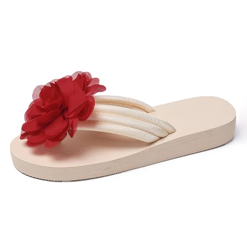 Damen Hausschuhe Cloudyzz Schlappen Flip Flops Sommer Leichte rutschfest Sandals Sandale Slippers Freizeit Offene Schuhe für Strand Reisen Trekking von Generic