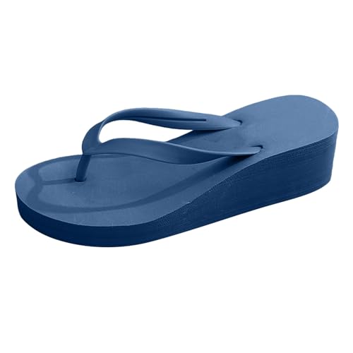Damen Hausschuhe Slingback Orthopädische Slide Sommer Schwarz Espadrilles Keilabsatz und Clip-Zehe lässige Schleife Leder Comfort für Strand Reisen Trekking von Generic