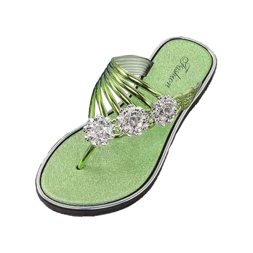 Damen Hausschuhe Vintage Blumenstickerei Schlappen Strandschuhe Blumen Bohemian Orthopädische Schuhe Weiche Unterseite Freizeit Offene für Strand Reisen Trekking von Generic