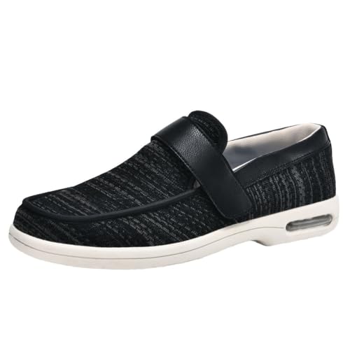 Damen Herren Diabetikerschuhe Große Breite Ödemschuhe rutschfeste Memory Foam Wanderschuhe für ältere geschwollene Füße,Multi Colored,43 EU von Generic