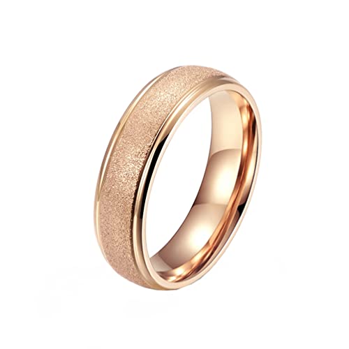 Damen Herren Edelstahl Sandgestrahlt Ring Band f眉r Verlobung Hochzeit Damen Herren Edelstahl Sandgestrahlt Ring Band f眉r Verlobung Hochzeit von Generic