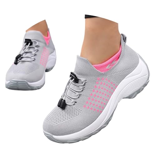 Damen Herren Laufschuhe Walkingschuhe Rennradschuhe Einfachheit Sportschuhe Fashion Fitness Trainingsschuhe Hands Free Slip On Freizeit Outdoor Schuhe von Generic