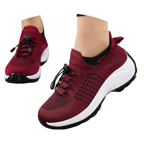 Damen Herren Laufschuhe Walkingschuhe Rennradschuhe Einfachheit Sportschuhe Fashion Fitness Trainingsschuhe Hands Free Slip On Freizeit Outdoor Schuhe von Generic