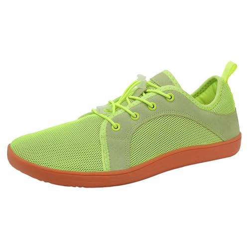 Damen Herren Sneaker, große Größe, Wanderschuhe, breite Spitze, rutschfest, Sportschuhe, Fitness, Radfahren, Laufen, atmungsaktiv, bequem, grün, 41 EU von Generic