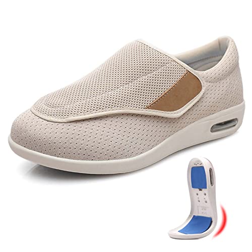 Damen Herren Sneaker Leicht Luftpolster,Leicht Gesundheitsschuhe Senioren rutschfest TurnschuheEU 43.5(28.5cm/11.2in) von Generic