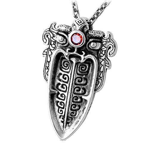 Damen Herren Sterling Silber Vintage Amulett Anhänger Halskette von Generic