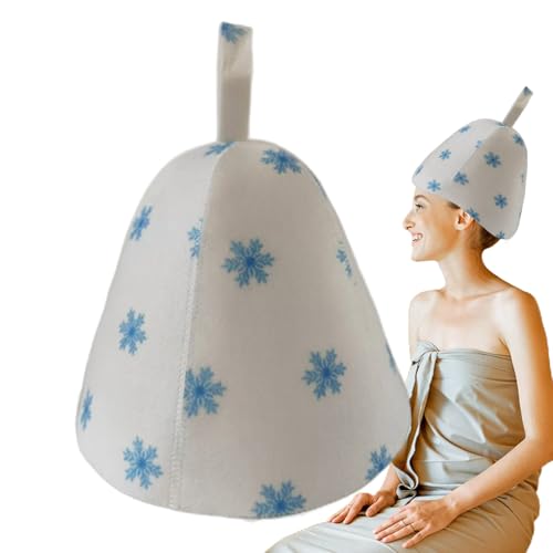 Damen Hut Damen - Isolierender Filz-Badehut | Wärmeschutz für Sauna Hamam & Spa | Anti-Keil-Zubehör Komfort für Dampfdusche und Entspannungsbad von Generic