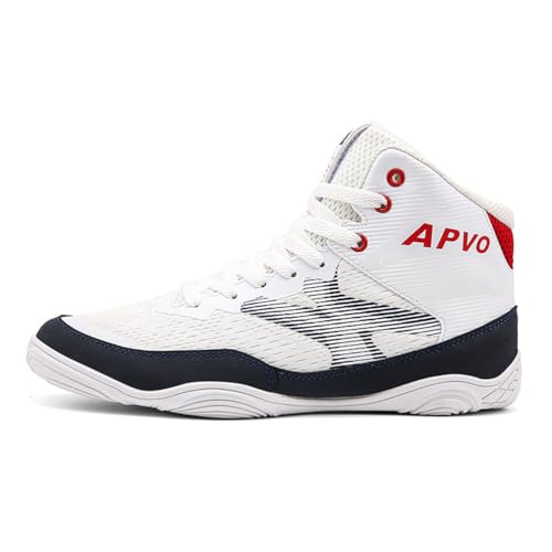 Damen Jugend Boxschuhe, leichte atmungsaktive Wrestling Trainingsschuhe rutschfeste Kickboxstiefel für den Sport,Blau,42 EU Damen Jugend Boxschuhe, leichte atmungsaktive Wrestling Trainingsschuhe rutschfeste Kickboxstiefel für den Sport,Blau,42 EU von Generic