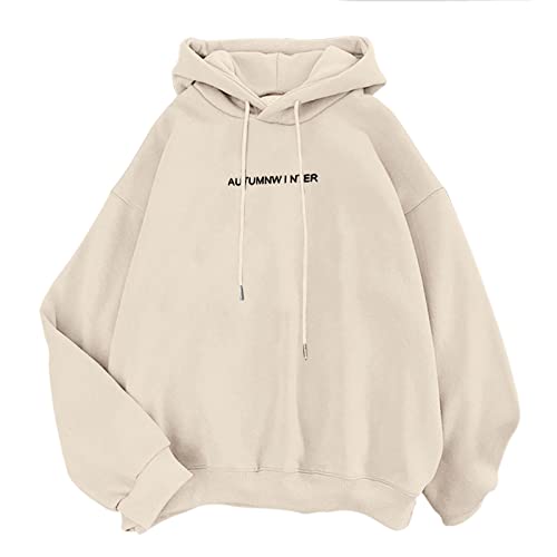 Damen Kapuzenpullover mit Tasche Pullover Damen Herbst Hoddies/Pullies Damen Hoodie Frühling Herbst Dünn Sweatshirt Casual Streetwear von Generic