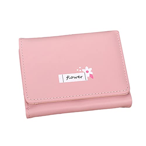 Damen Kleine Münze Karte Schlüsselanhänger Brieftasche,langes Vintage Klein Geldbörsen einfache Lange Mappen bequem Kitkartenhüllen Einfache Mehrere Kartenfächer Clutch Bag von Generic