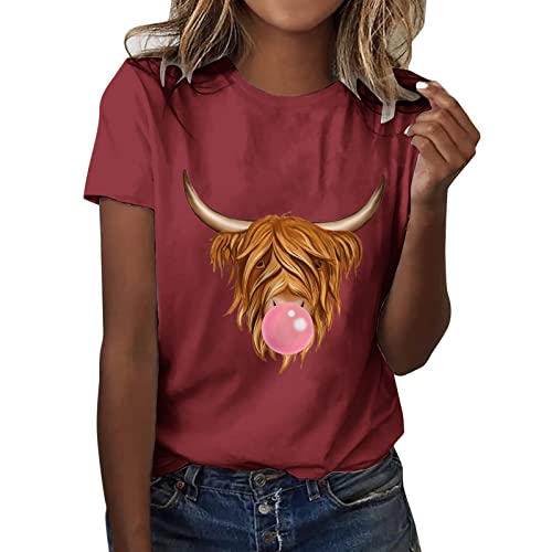 Damen Kurzarm Tunika Tops,Shirt Mit Bluseneinsatz,Günstige T Shirts Damen,Beiges Hemd Damen,Blusen Frauen,Pinkes T Shirt Damen,Damen Business Bluse,Seidenbluse Bunt von Generic