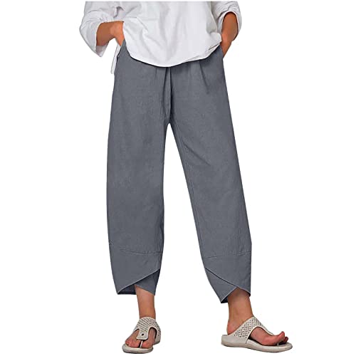 Damen Leinenhose Lang Sommer Straighthose Elegant Weite Beine Hose Loose Freizeithose Boho Strandhose Frauen Einfarbig Leicht Bequeme Stoffhose Baggy Relax Hose Hohe Taille Freizeithose mit Taschen Damen Leinenhose Lang Sommer Straighthose Elegant Weite Beine Hose Loose Freizeithose Boho Strandhose Frauen Einfarbig Leicht Bequeme Stoffhose Baggy Relax Hose Hohe Taille Freizeithose mit Taschen von Generic