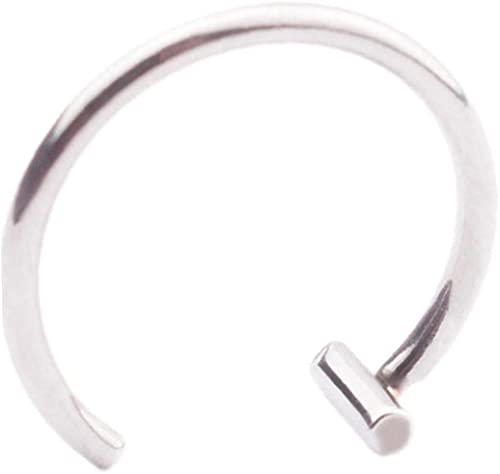 Damen Lippenringe, Titan, Stahl, Nasenring, falsche Nase, Clip, Septum-Piercing, Clip auf dem Mund, Hula-Hoop, Körperschmuck von Generic