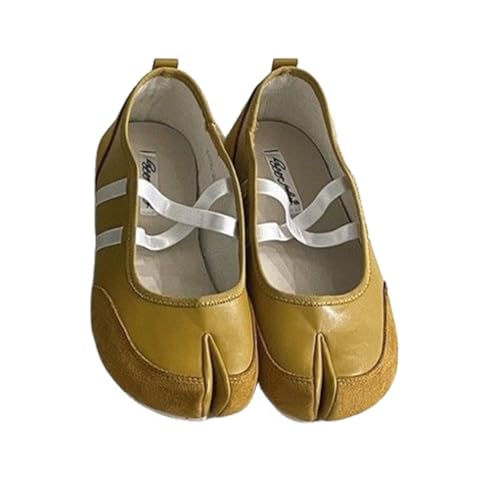 Damen Loafers mit Geteilter Zehe Flache Schuhe mit Elastischem Riemen for Alltag und Reisen Damen Loafers mit Geteilter Zehe Flache Schuhe mit Elastischem Riemen for Alltag und Reisen von Generic