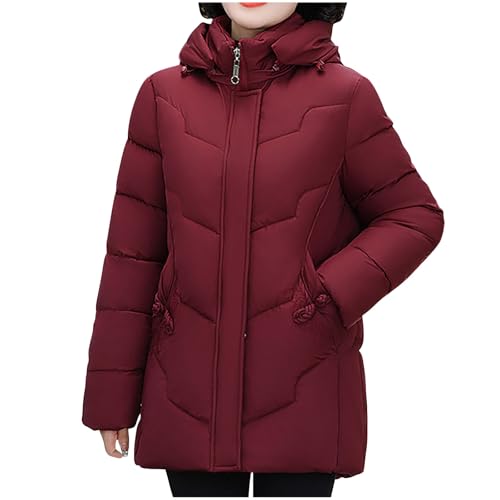 Damen-Mäntel Frauen Reißverschluss Kapuzenjacken Elegance Einfarbig Kuscheljacke Outdoor Lässige Winterjacke Warme Langarm Winterparka Übergangsjacke Thermo Puffermäntel Damen-Mäntel Frauen Reißverschluss Kapuzenjacken Elegance Einfarbig Kuscheljacke Outdoor Lässige Winterjacke Warme Langarm Winterparka Übergangsjacke Thermo Puffermäntel von Generic