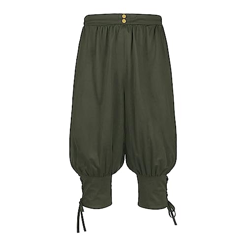 Damen Mittelalter Hose Herren,3/4 Hose,Freizeithose Kurz Mittelalter Kostüm Kleidung Vintage Einfarbig Hosen Lockere Lässig Pirat Strand Shorts Atmungsaktiv Strandhose Freizeithosen Damen Mittelalter Hose Herren,3/4 Hose,Freizeithose Kurz Mittelalter Kostüm Kleidung Vintage Einfarbig Hosen Lockere Lässig Pirat Strand Shorts Atmungsaktiv Strandhose Freizeithosen von Generic