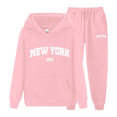 Damen NachtwäSche Set Sweatsuit Damen Trainingsanzug Mit Hoodie Damen Jogginganzug Damen 2 Teiler Schlafanzug Blumen Damen Leo Jogginganzug Damen Velour Tracksuit Damen Kuschelschlafanzug Damen von Generic
