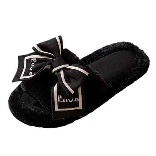 Damen Öffnung Offene Spitze Außenhandel Bogen Weibliche Hause Hausschuhe Damen Schuhe Gummi von Generic