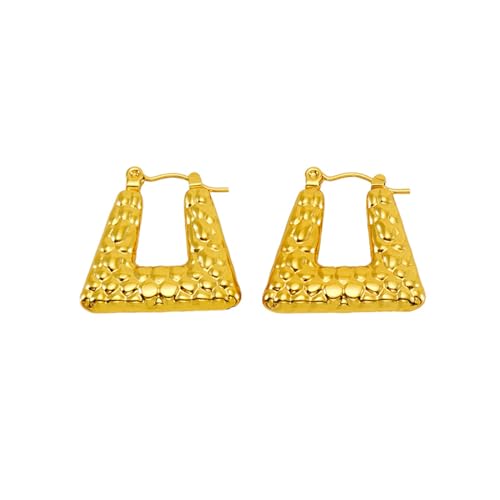 Damen Ohrringe Zirkonia Baumeln Creolen Ohrnägel Damen Runde Ohrringe, Ohrstecker, Schnallen von Generic