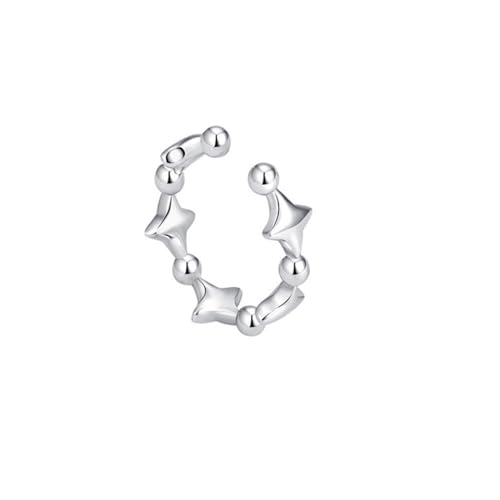 Damen Ohrringe Zirkonia Baumeln Creolen Ohrnägel Doppelschichtiger Zirkon-Ohrknochenclip-Ohrclip Ohne Piercing, Personalisierte Geometrische Volldiamantohrringe Für Männer Und Frauen von Generic