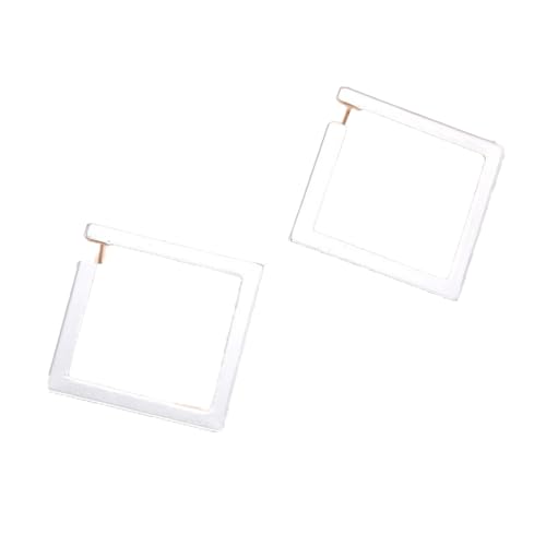 Damen Ohrringe Zirkonia Baumeln Creolen Ohrnägel Modische Und Schlichte Persönlichkeitsohrringe, Rautenohrringe von Generic