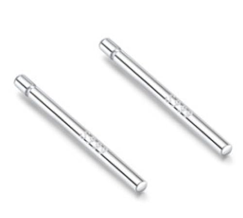 Damen Ohrringe Zirkonia Baumeln Creolen Ohrnägel Ohrstecker Aus 999Er-Sterlingsilber, Dicke Galvanisierung, Ohrstöpsel Müssen Nicht Entfernt Werden, Ohrstöpsel-Ohrringe Zum Schlafen von Generic