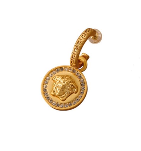 Damen Ohrringe Zirkonia Baumeln Creolen Ohrnägel Retro Mittelalterliche Ohrringe, Silberne Nadelohrringe von Generic