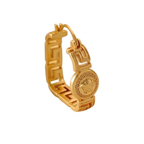 Damen Ohrringe Zirkonia Baumeln Creolen Ohrnägel Retro Mittelalterliche Ohrringe, Silberne Nadelohrringe von Generic