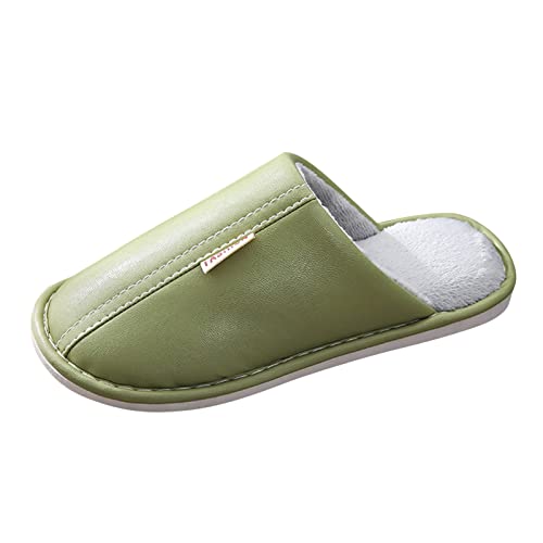 Damen Pantoffeln Wasserdicht Hausschuhe Sommer Flach Frauen-Hausschuh Atmungsaktiv Badeschuh Bequem Reise-Hausschuh Halboffene Sliders Leicht Slippers Reinspulpfer Slipper rutschfest Schuhe von Generic