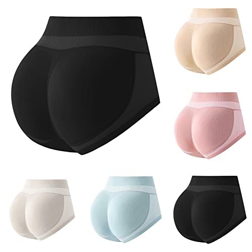 Damen Po Push Up Unterhose Butt Lifter Höschen Hüfte Push Up Gepolstert Miederhose Hip Enhancer Shapewear Nahtlose Gefälschte Gesäß Unterwäsche von Generic