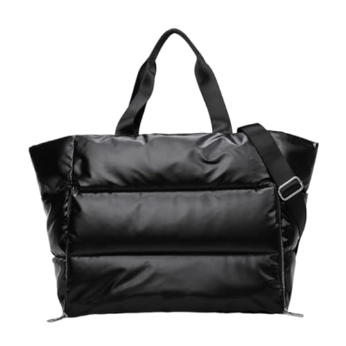 Damen Puffer-Tasche Große Weiche Schultertasche Wasserdicht Mit Reißverschluss for Alltag und Reisen von Generic